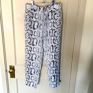 J. Crew Snakeskin Print Jamie Pant